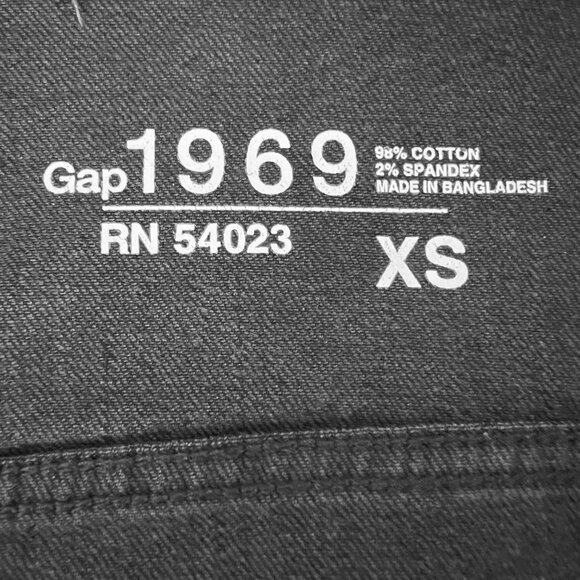 GAP Black Denim Jean Jacket - Picture 5 of 5